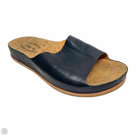 Sandals Flats By Kork Ease In Black, Size: 7