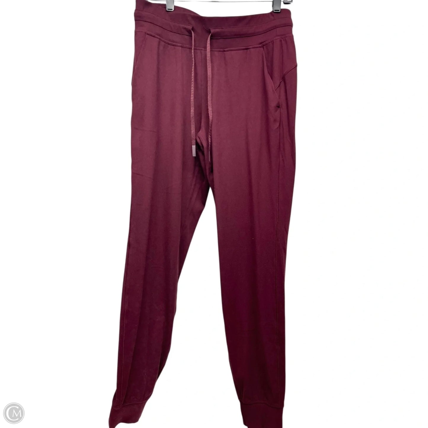 Athletic Pants By Lululemon In Maroon, Size: M