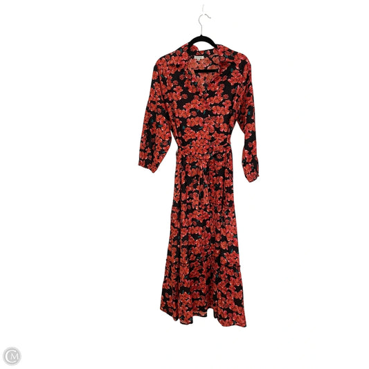 Dress Casual Midi By Cmb In Red, Size: M