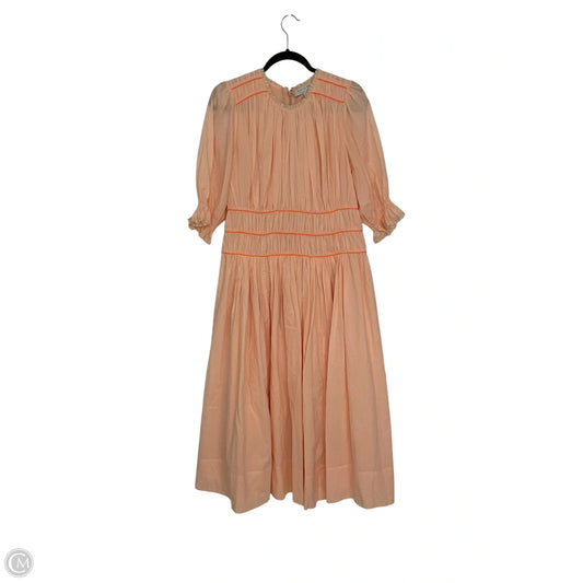 Dress Casual Maxi By Hunter Bell In Peach, Size: M