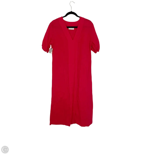 Dress Casual Midi By Cmb In Pink, Size: M