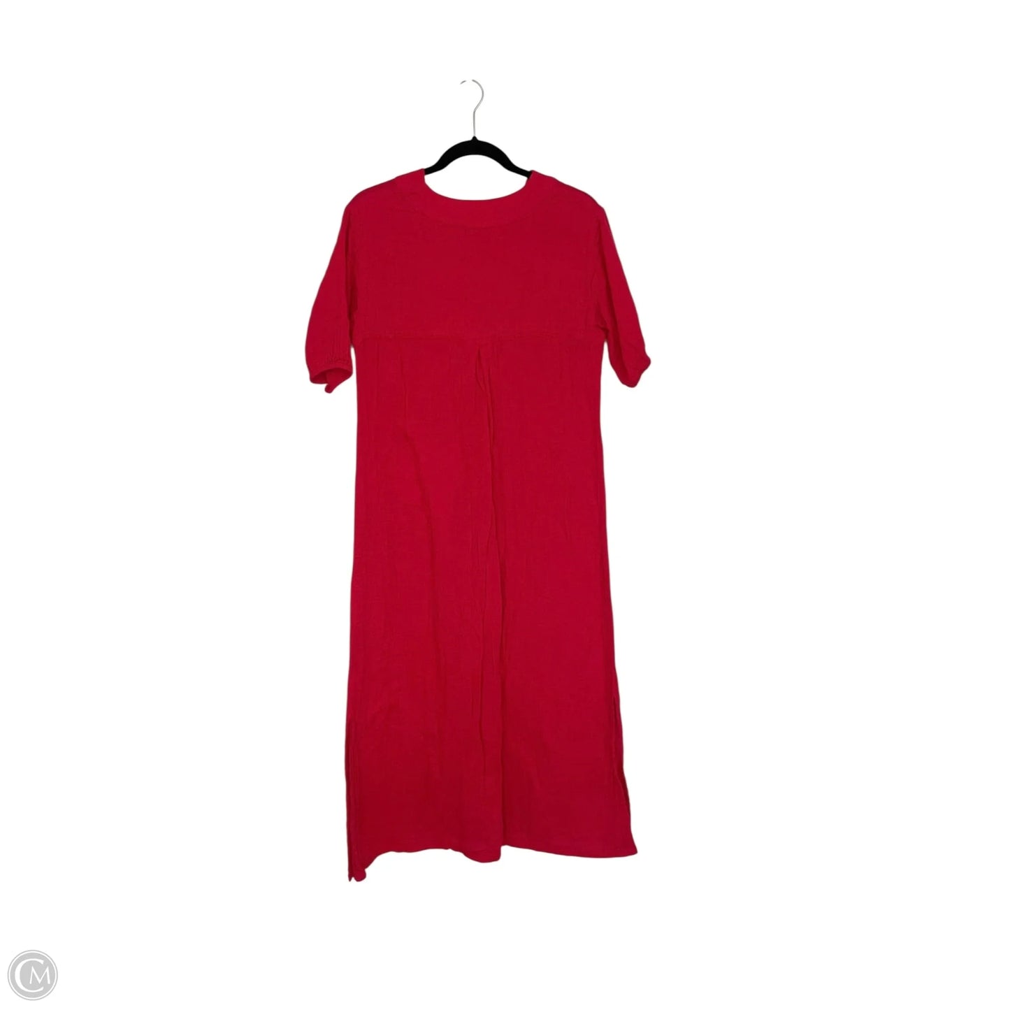 Dress Casual Midi By Cmb In Pink, Size: M