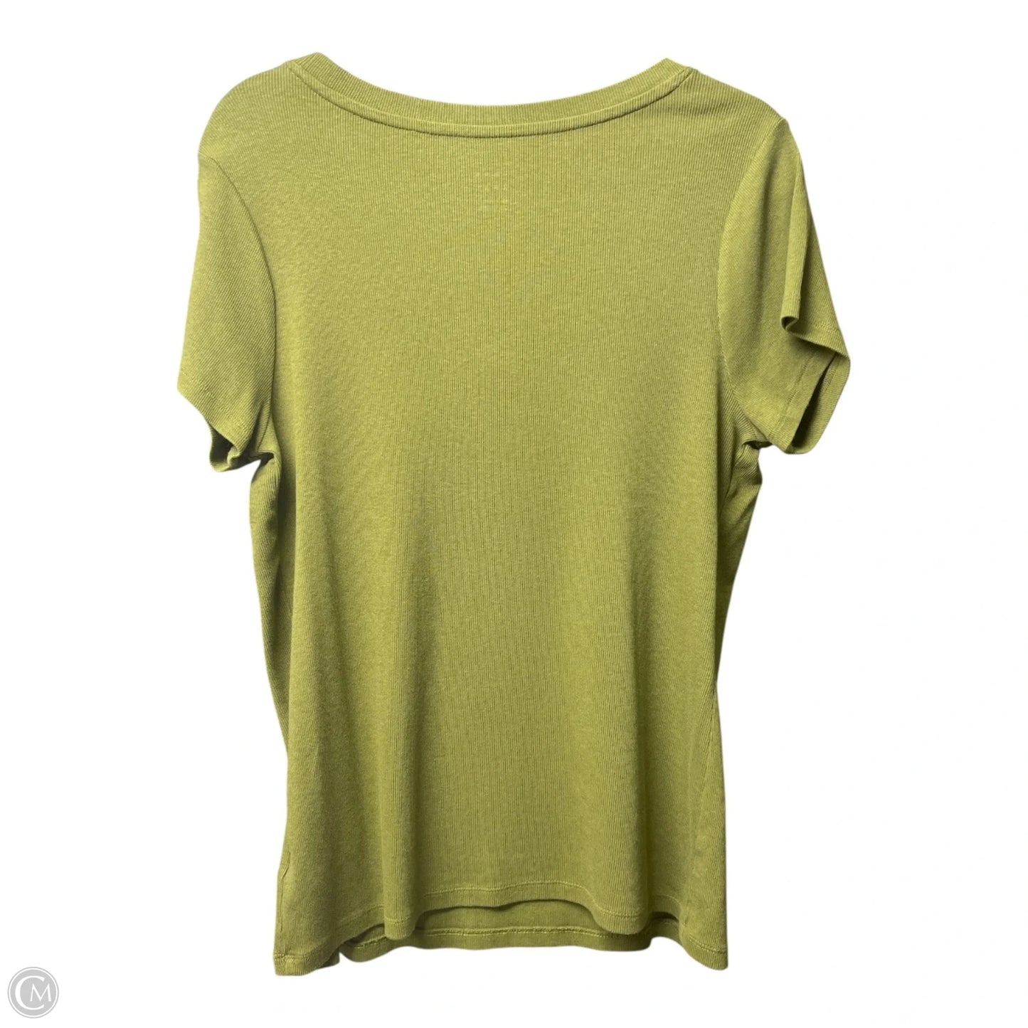 Top Short Sleeve Basic By A New Day In Green, Size: 2x