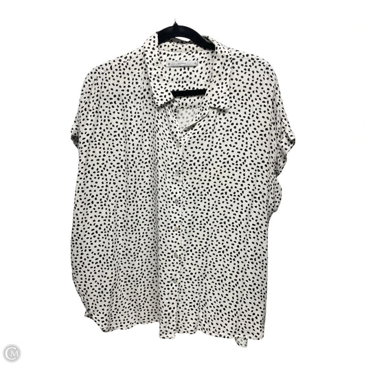 Top Short Sleeve By Target In Polkadot Pattern, Size: 2x