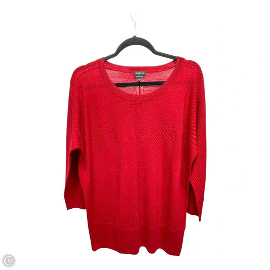 Sweater By Talbots In Red, Size: L