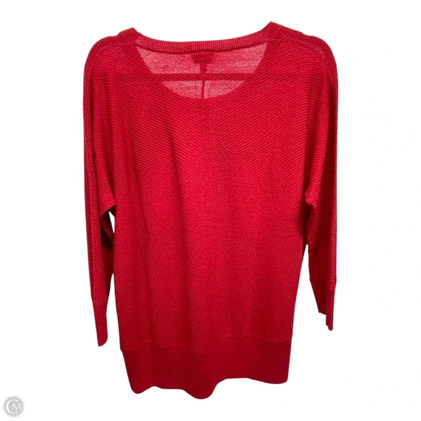 Sweater By Talbots In Red, Size: L