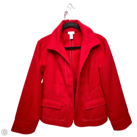 Blazer By Chicos In Red, Size: L