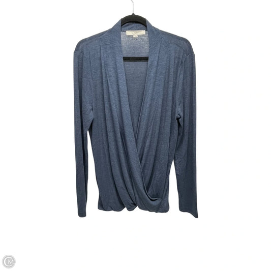 Top Long Sleeve By Loft In Blue, Size: L