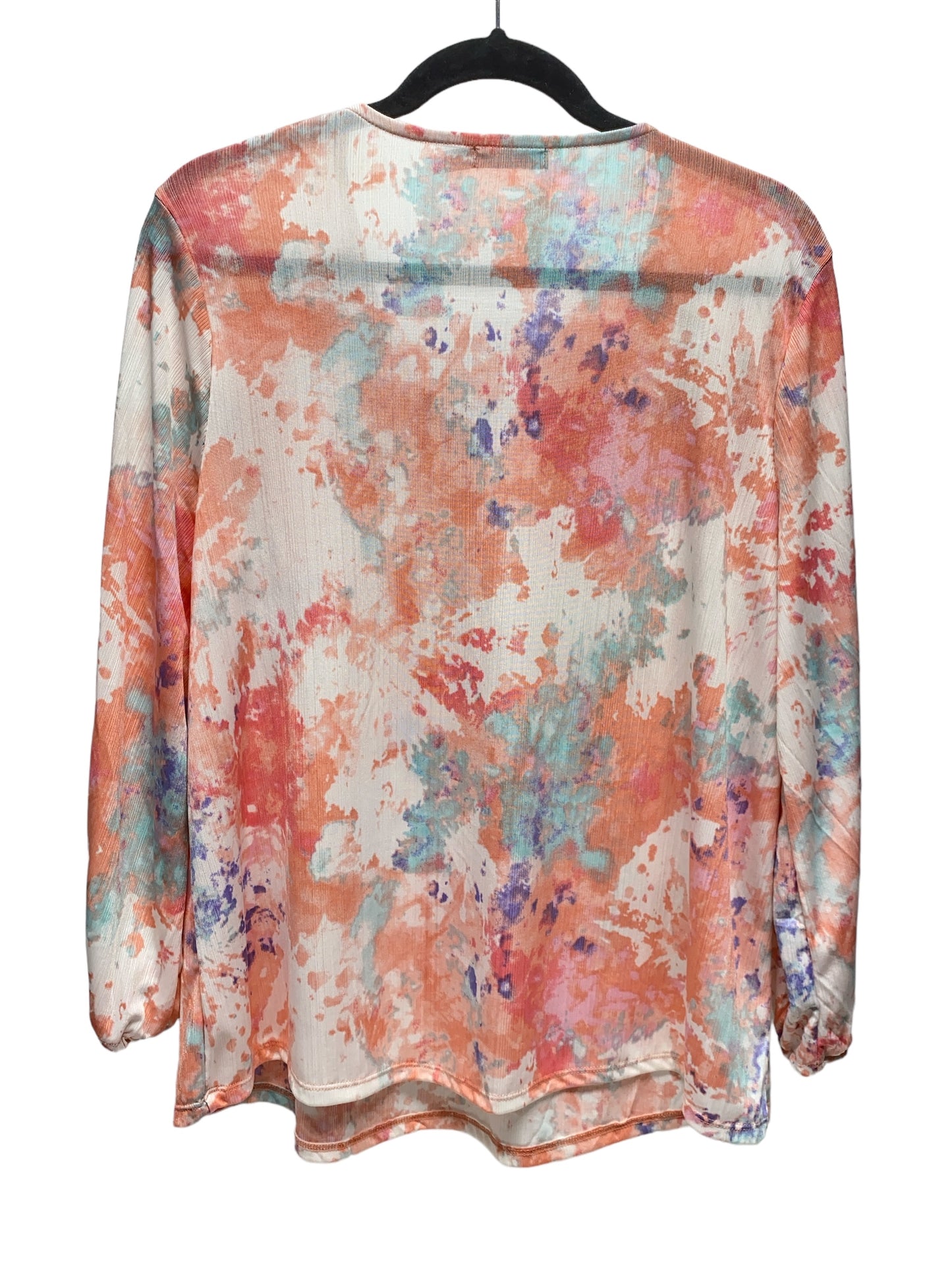 Top Long Sleeve By Clothes Mentor In Multi-colored, Size: L