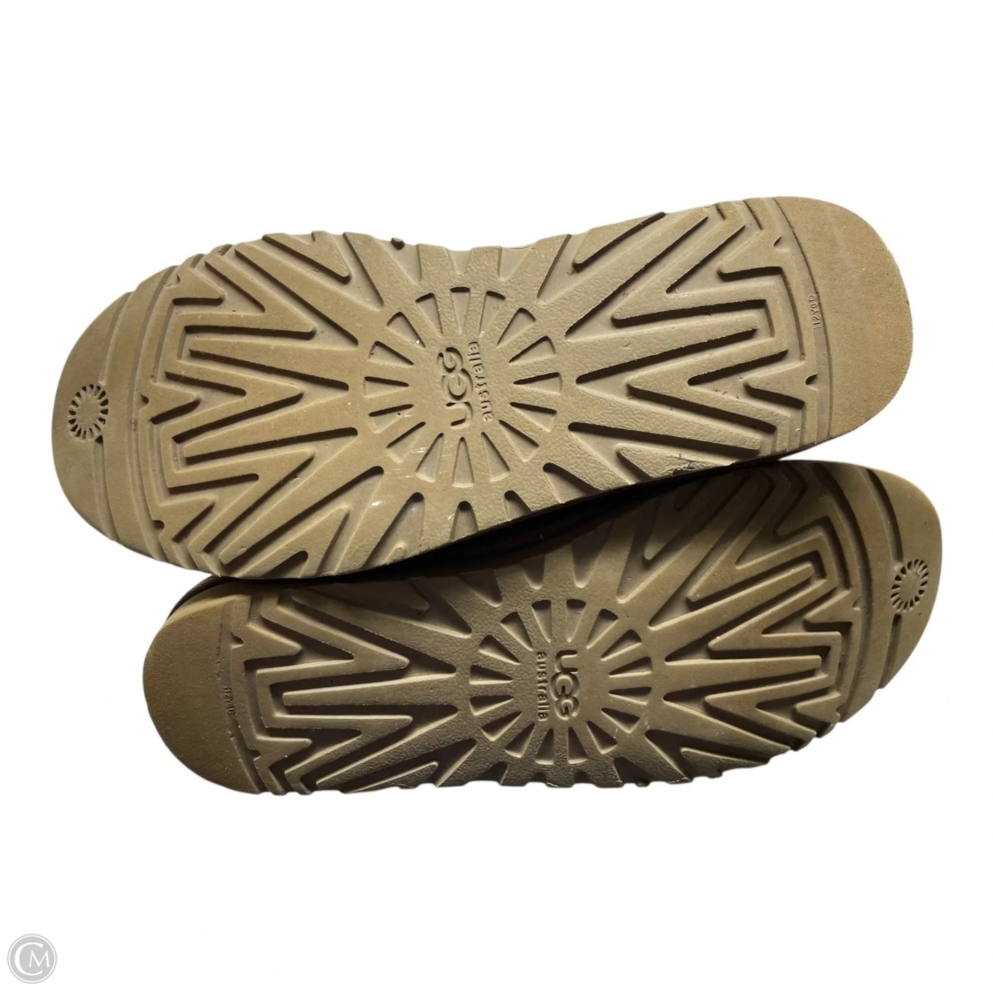 Boots Designer By Ugg In Brown, Size: 9