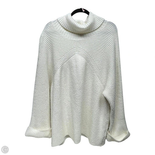 Sweater By Vince Camuto In White, Size: Xl