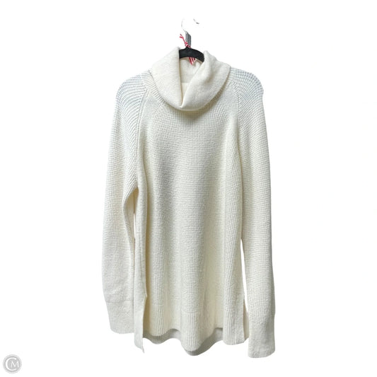 Sweater By Loft In Ivory, Size: Xl