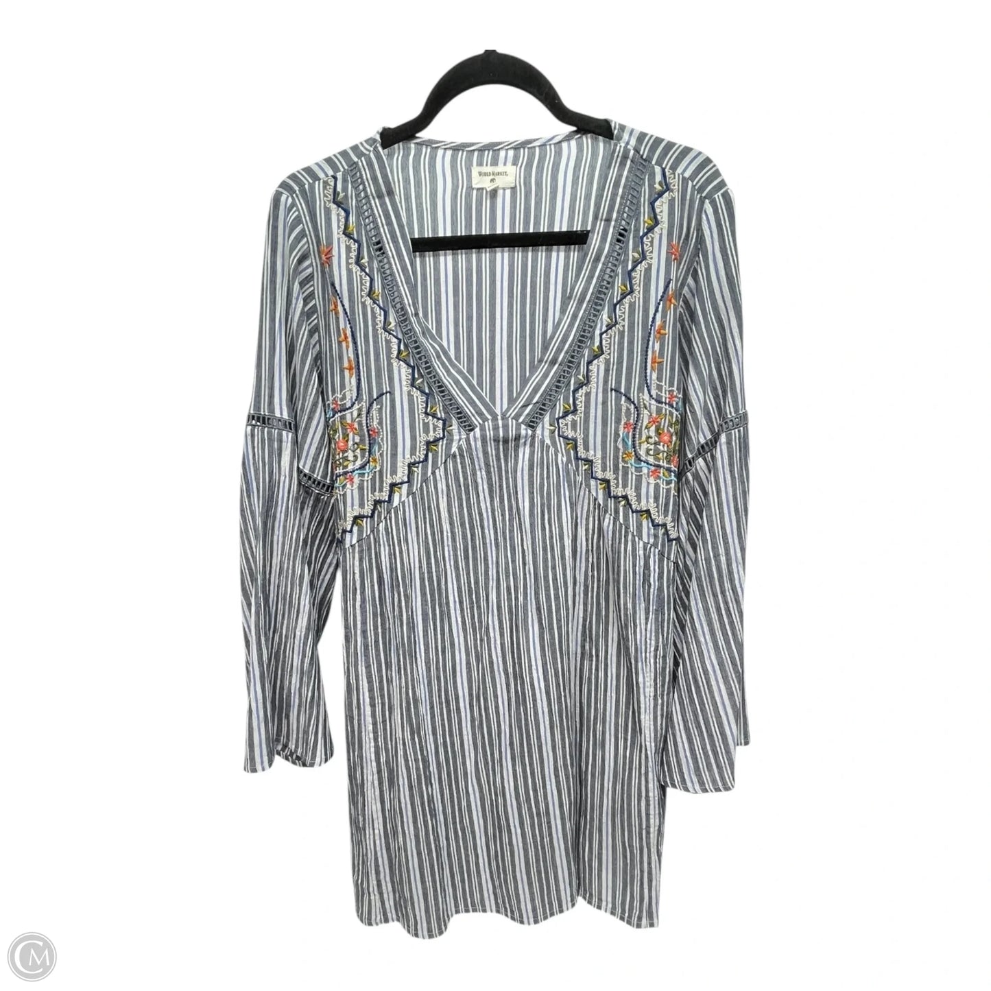 Dress Casual Short By World Market In Grey & White, Size: L