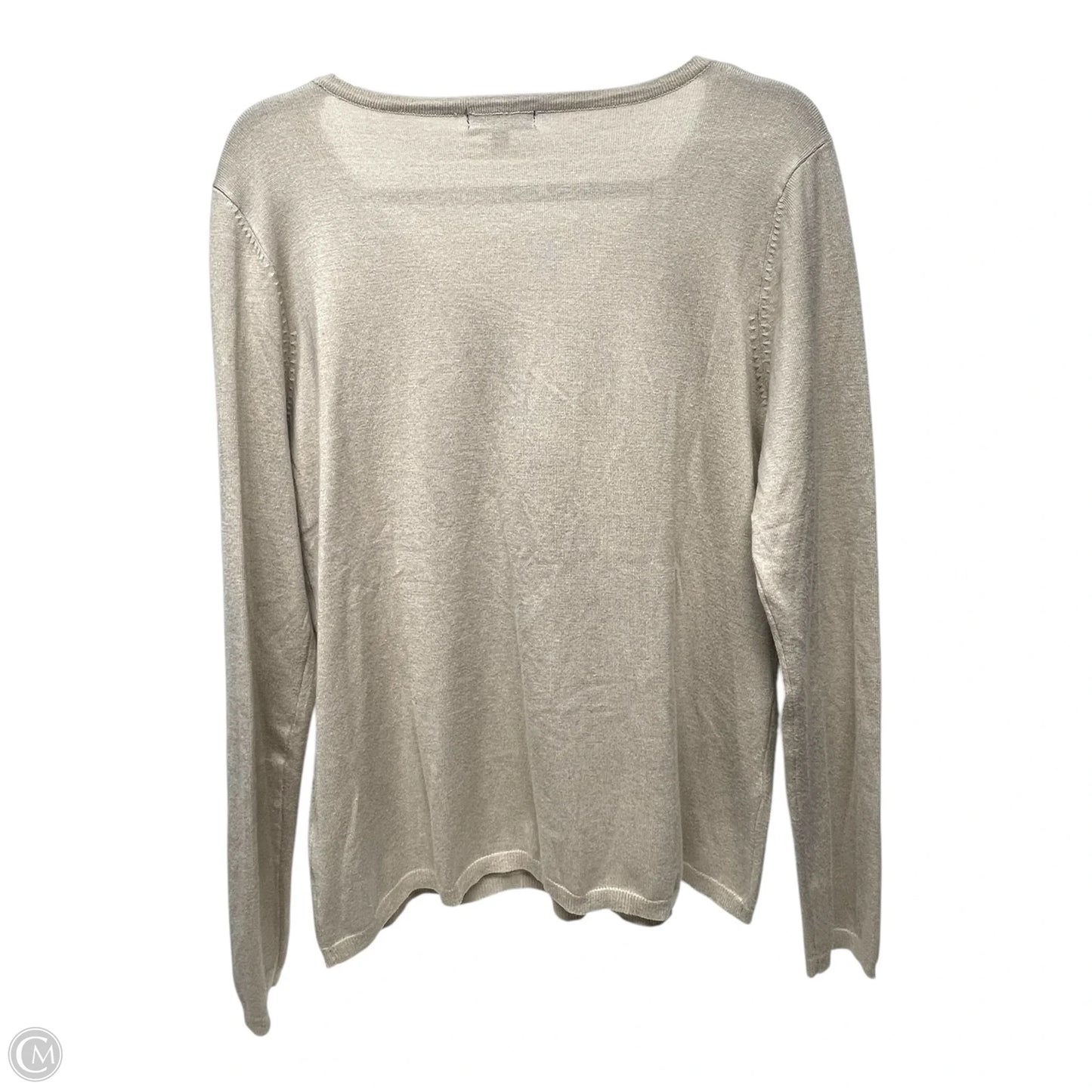 Sweater By Clothes Mentor In Beige, Size: L