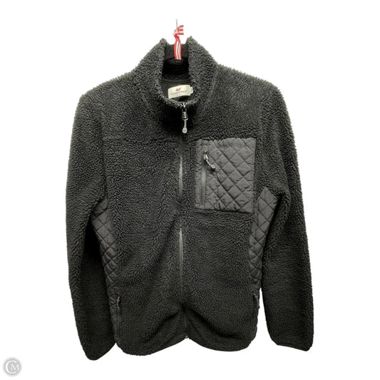 Jacket Faux Fur & Sherpa By Vineyard Vines In Black, Size: M