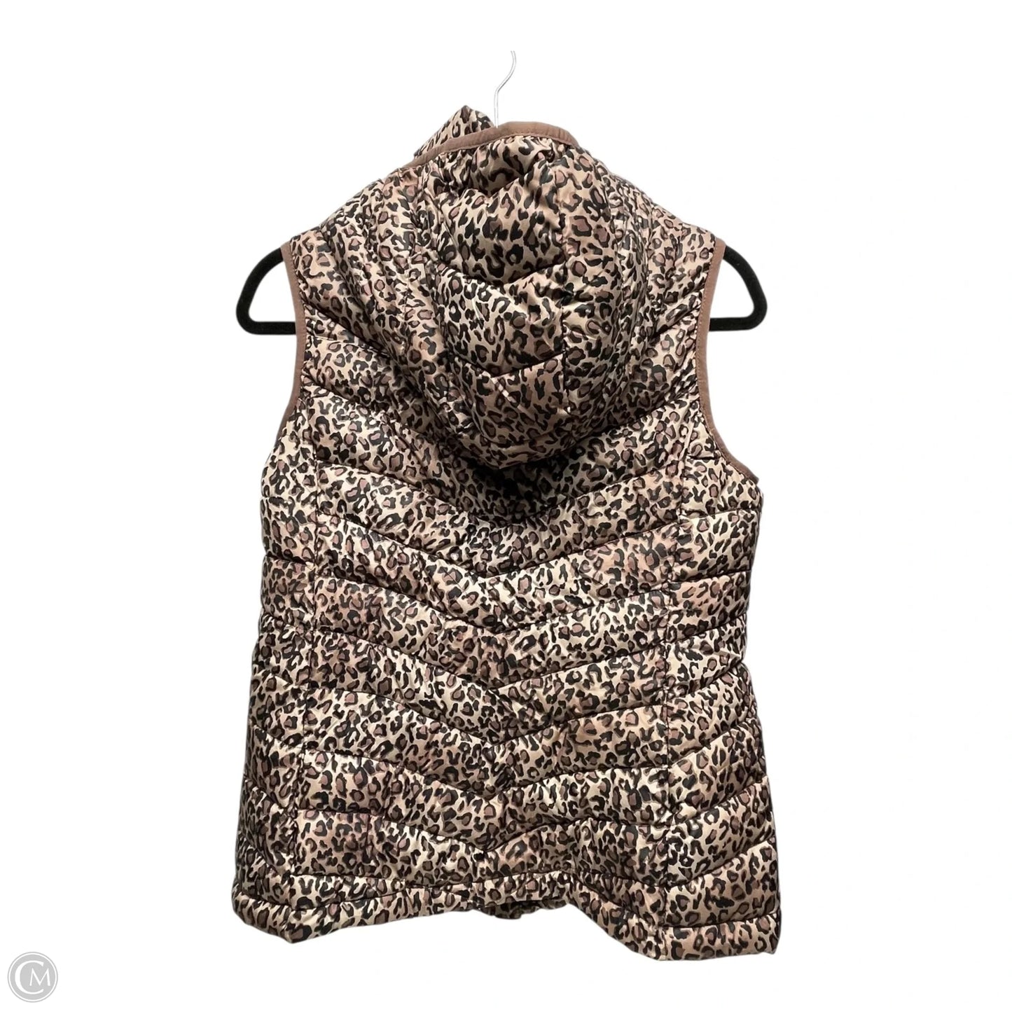 Vest Puffer & Quilted By Ymi In Animal Print, Size: M