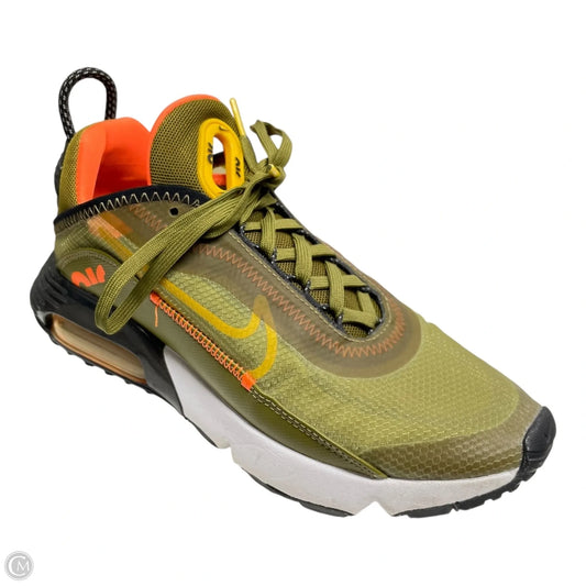 Shoes Athletic By Nike In Green & Orange, Size: 6.5