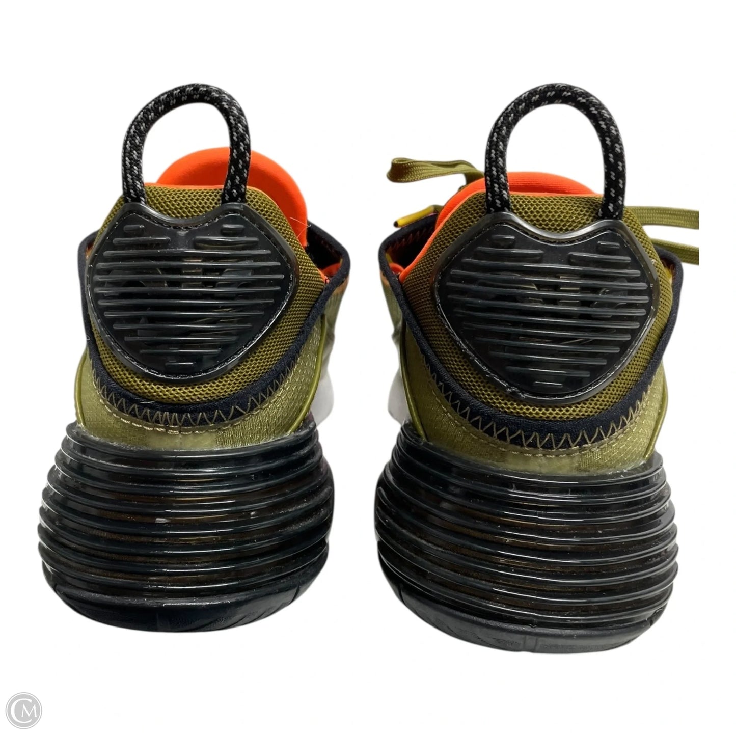 Shoes Athletic By Nike In Green & Orange, Size: 6.5