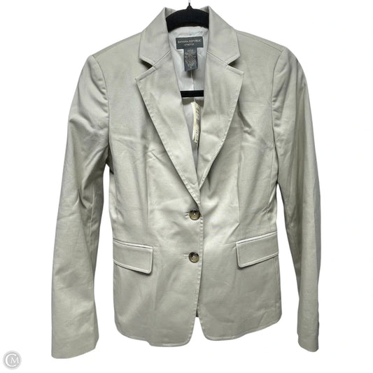 Blazer By Banana Republic In Beige, Size: 2