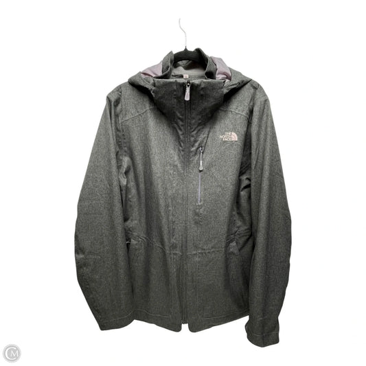 Coat Puffer & Quilted By The North Face In Grey & Pink, Size: Xl