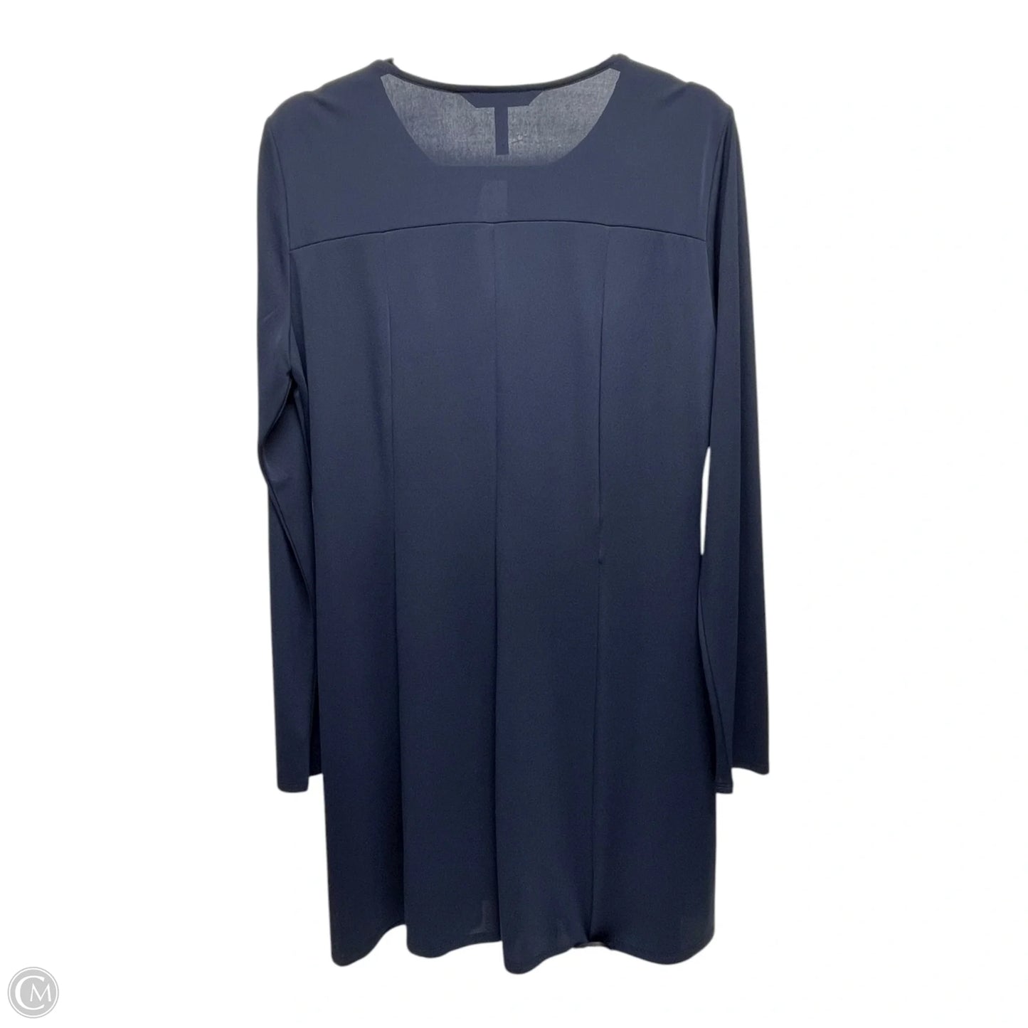 Dress Casual Short By Bcbgmaxazria In Black & Blue, Size: L