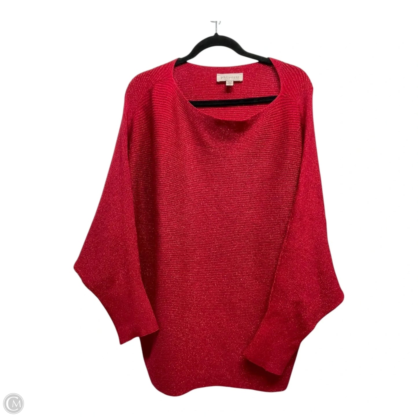Sweater By Philosophy In Red, Size: 2x