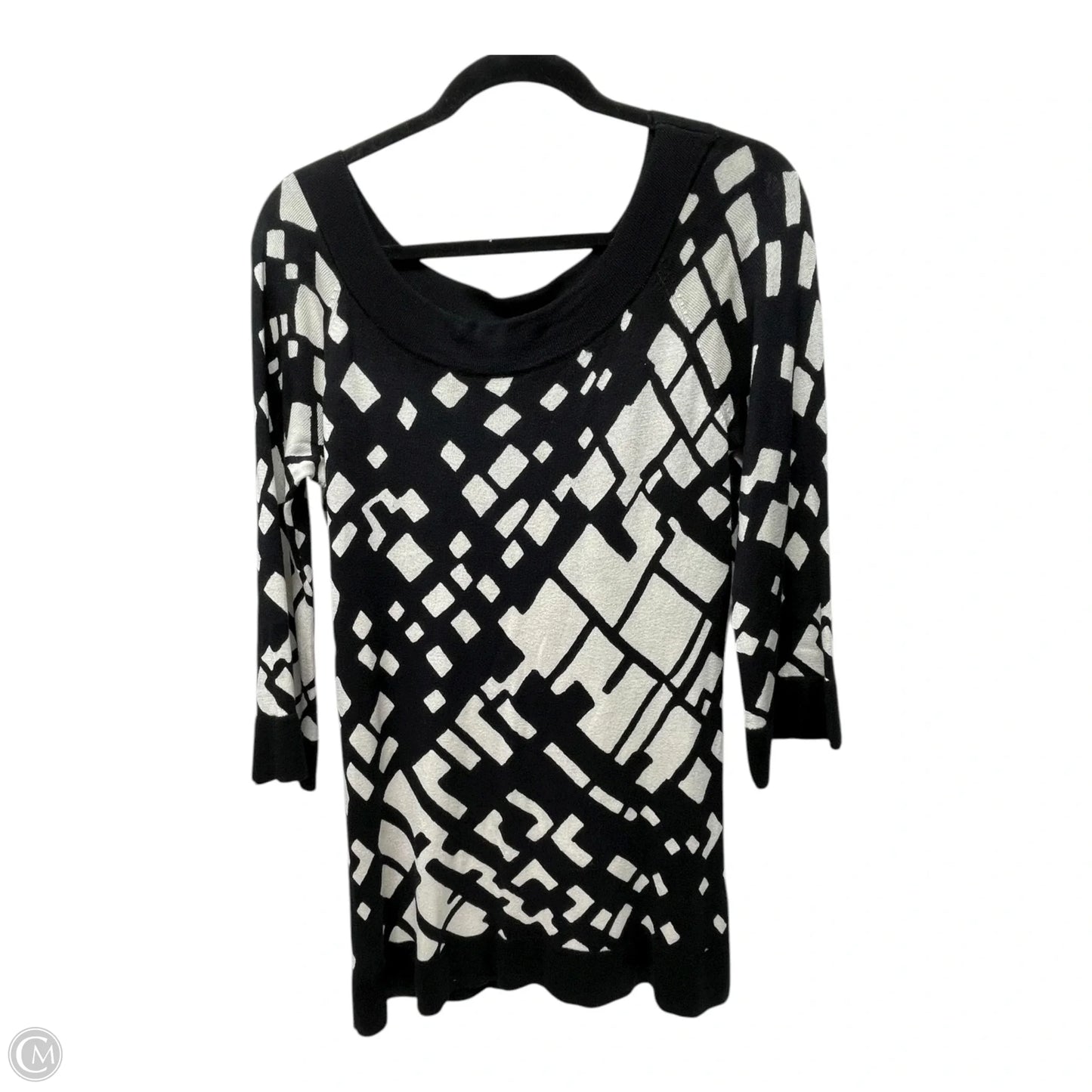 Sweater By White House Black Market In Black & White, Size: M