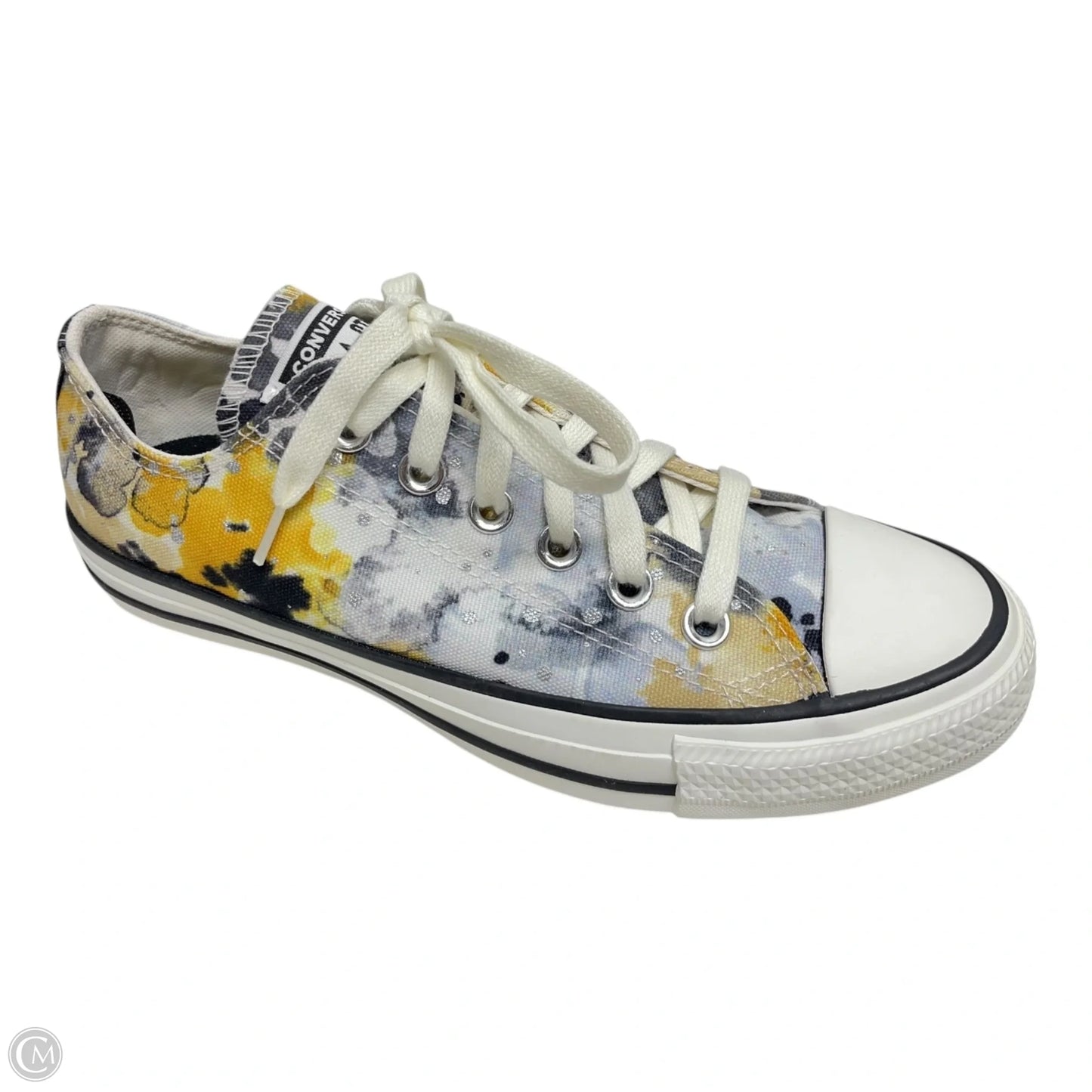 Shoes Sneakers By Converse In Black & Yellow, Size: 7