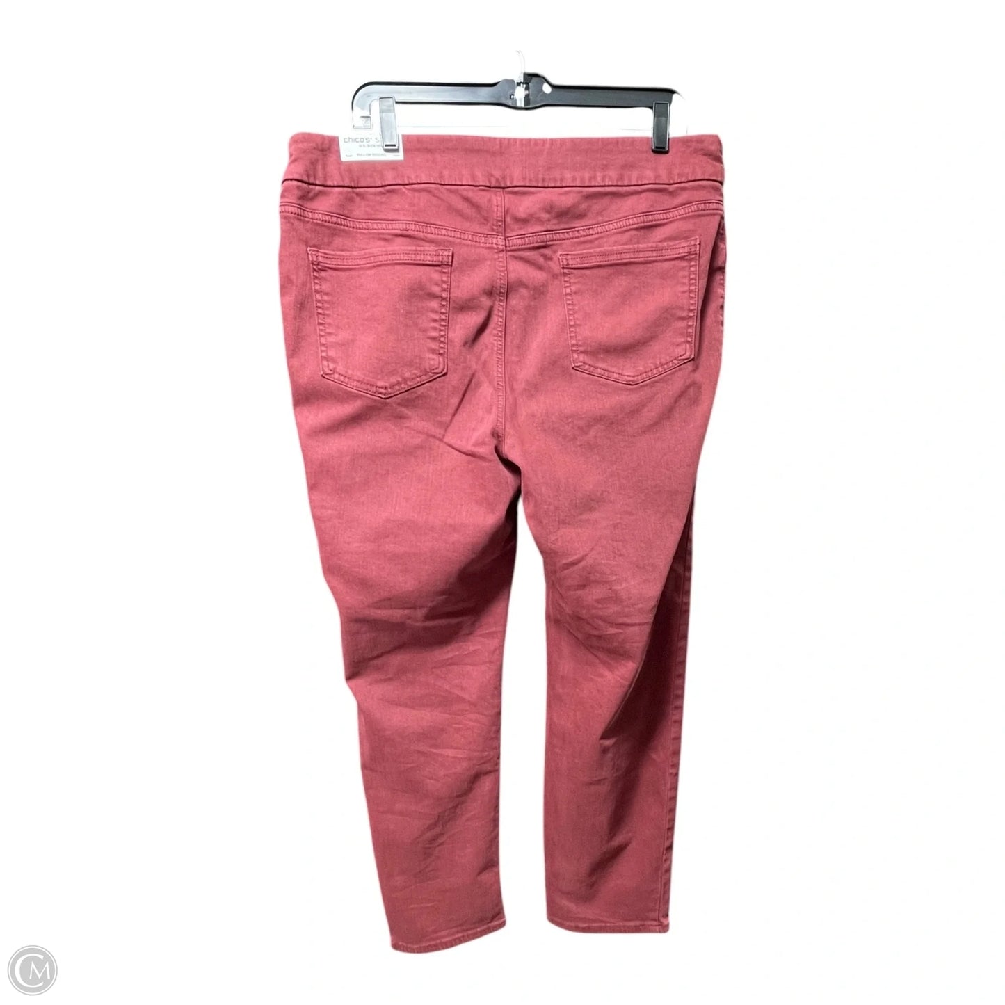 Jeans Jeggings By Chicos In Red, Size: 16