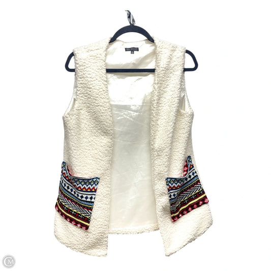 Vest Fleece By may & july -  In Ivory, Size: M