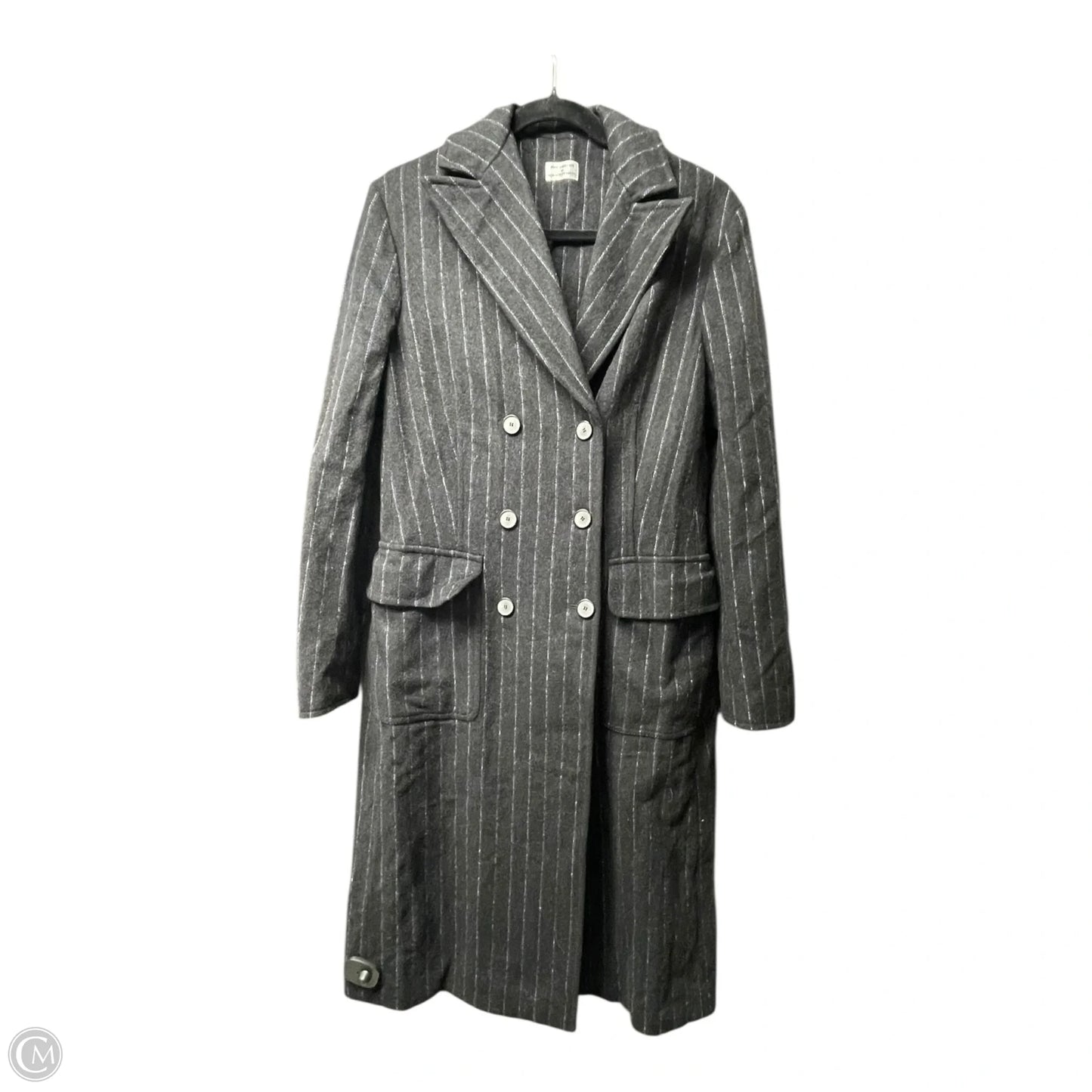 Coat Trench Coat By Philosophy In Black, Size: 8