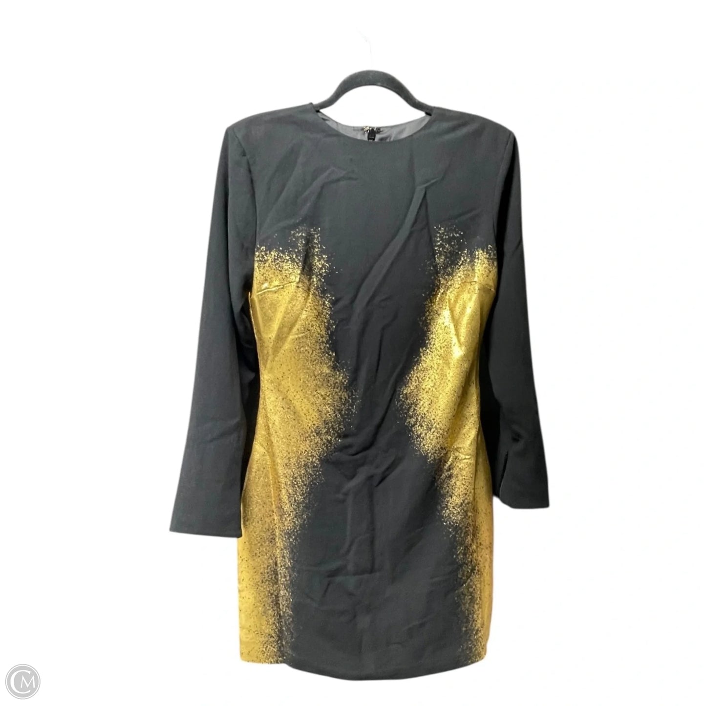 Dress Party Short By HOUSE CB In Black & Gold, Size: L