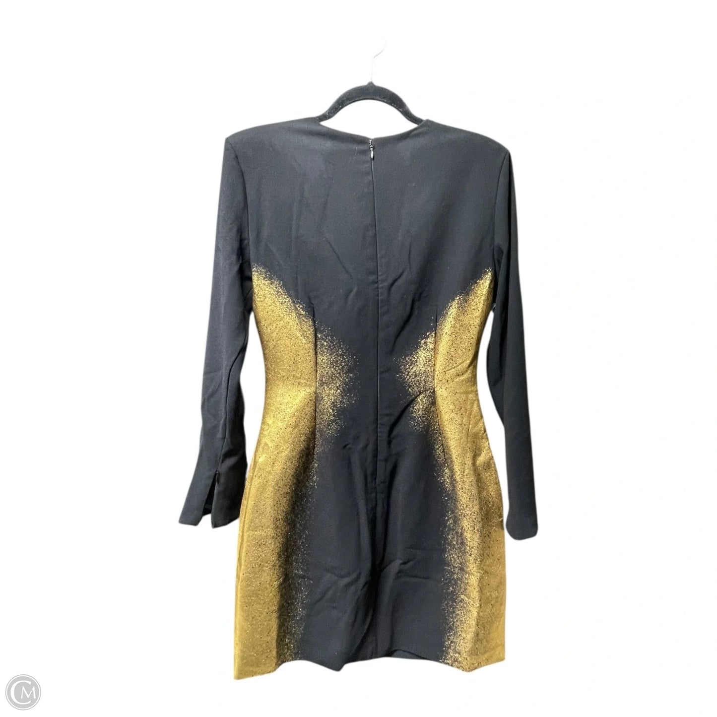 Dress Party Short By HOUSE CB In Black & Gold, Size: L