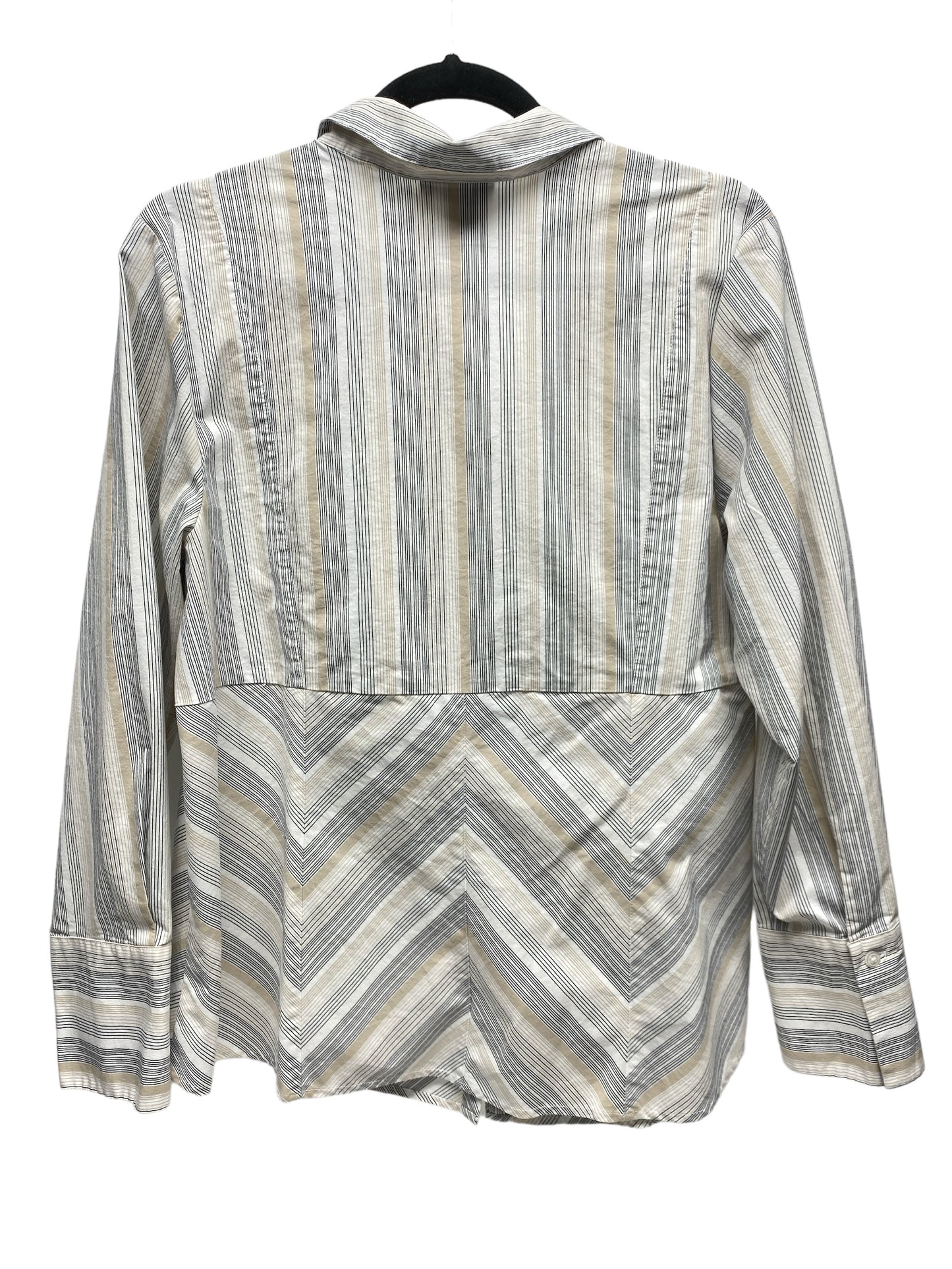 Blouse 3/4 Sleeve By Lane Bryant In Striped Pattern, Size: L