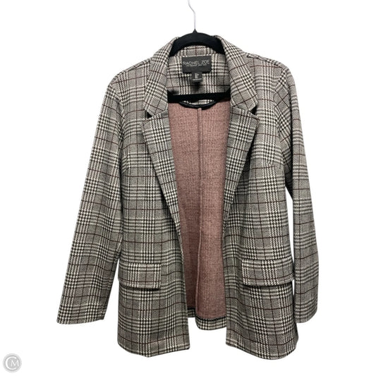 Blazer By Rachel Zoe In Plaid Pattern, Size: S