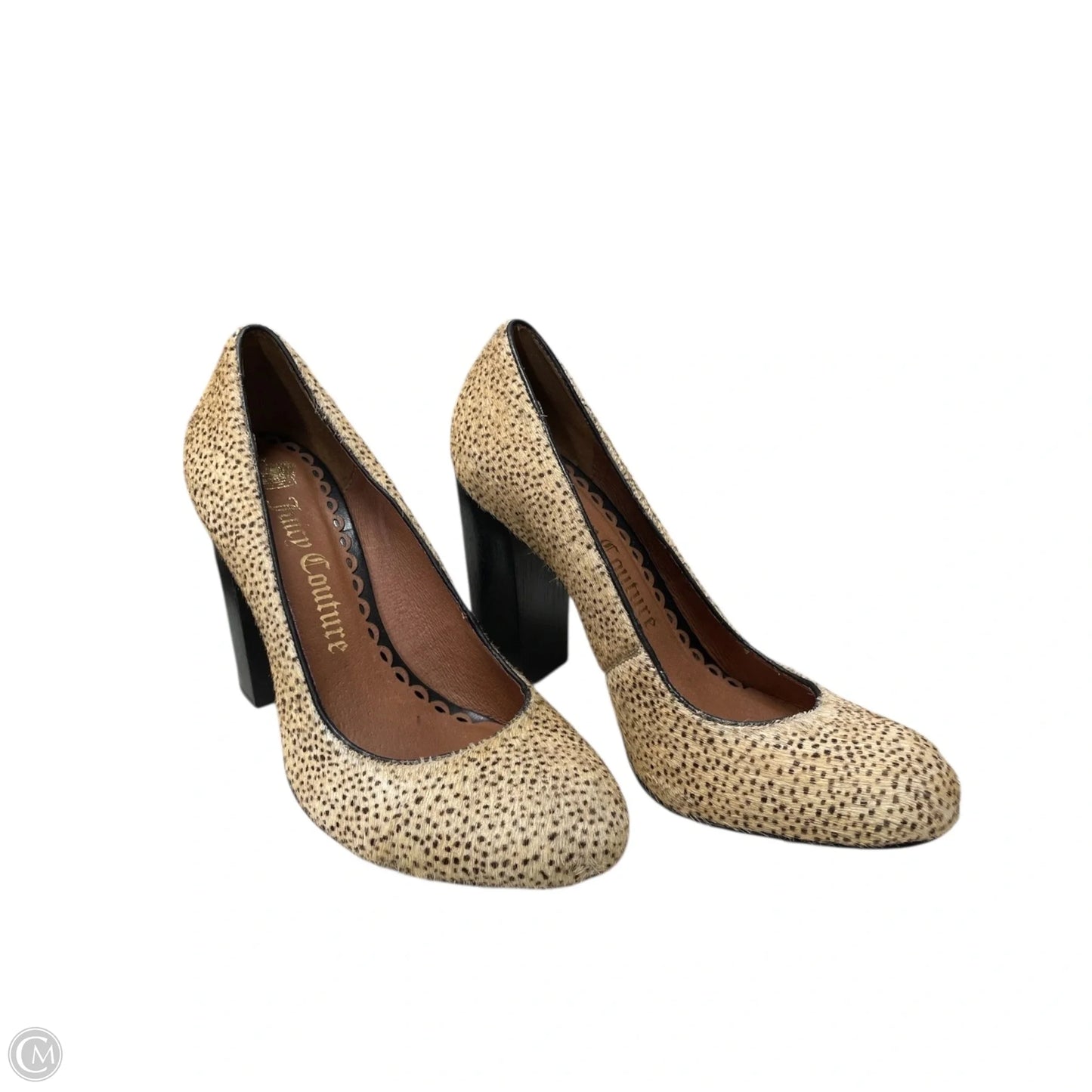 Shoes Heels Block By Juicy Couture In Animal Print, Size: 9