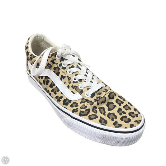 Shoes Flats By Vans In Animal Print, Size: 8.5