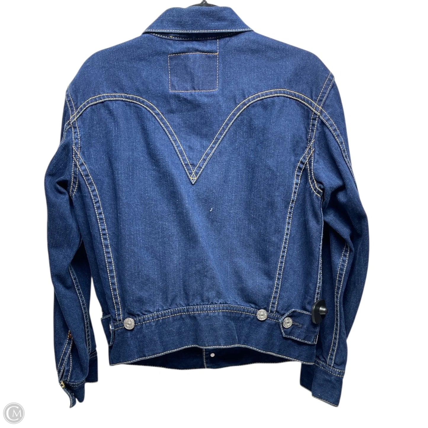 Jacket Denim By Levis In Blue Denim, Size: M