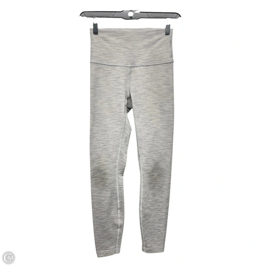 Athletic Leggings By Lululemon In Grey, Size: S