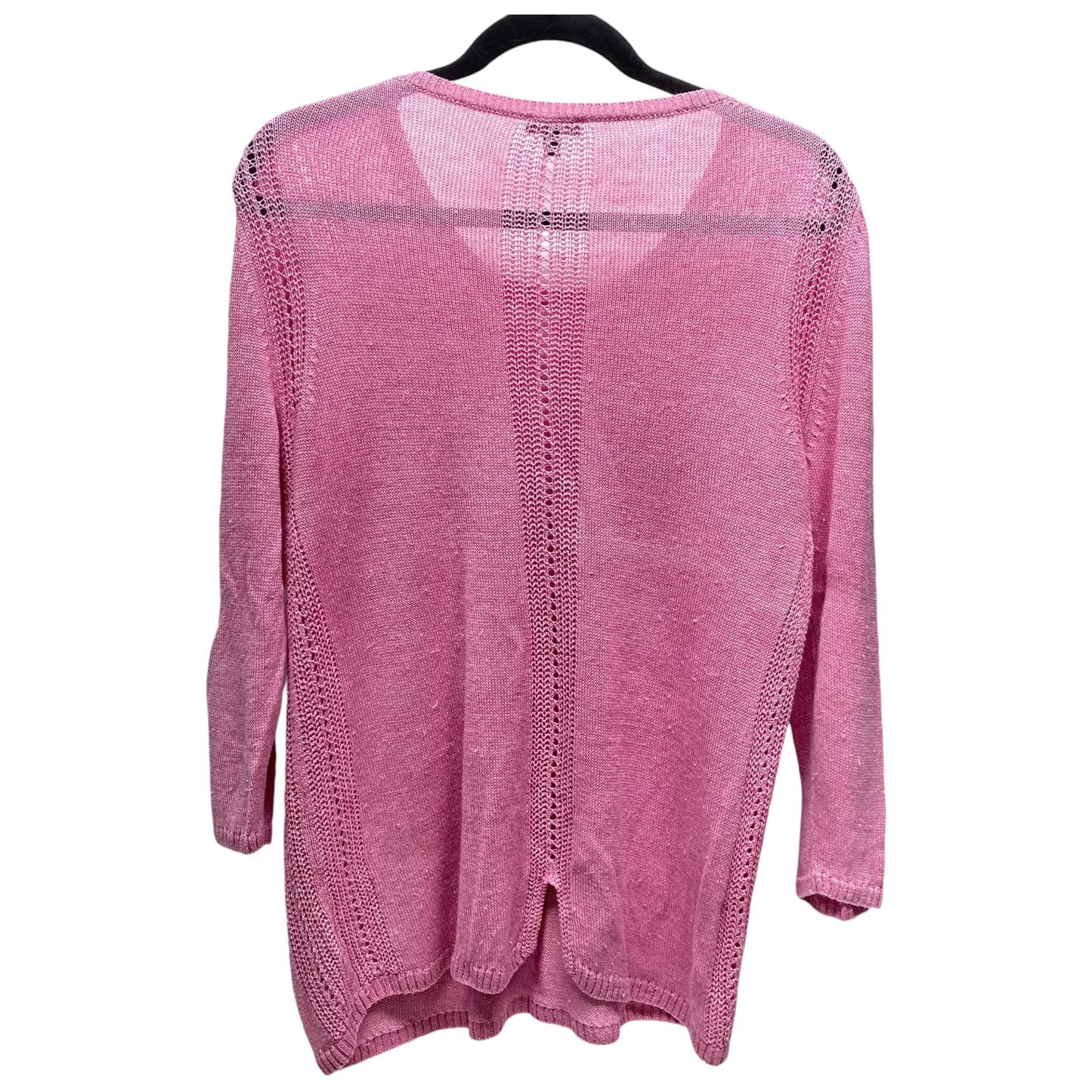 Sweater By Talbots In Pink, Size: L