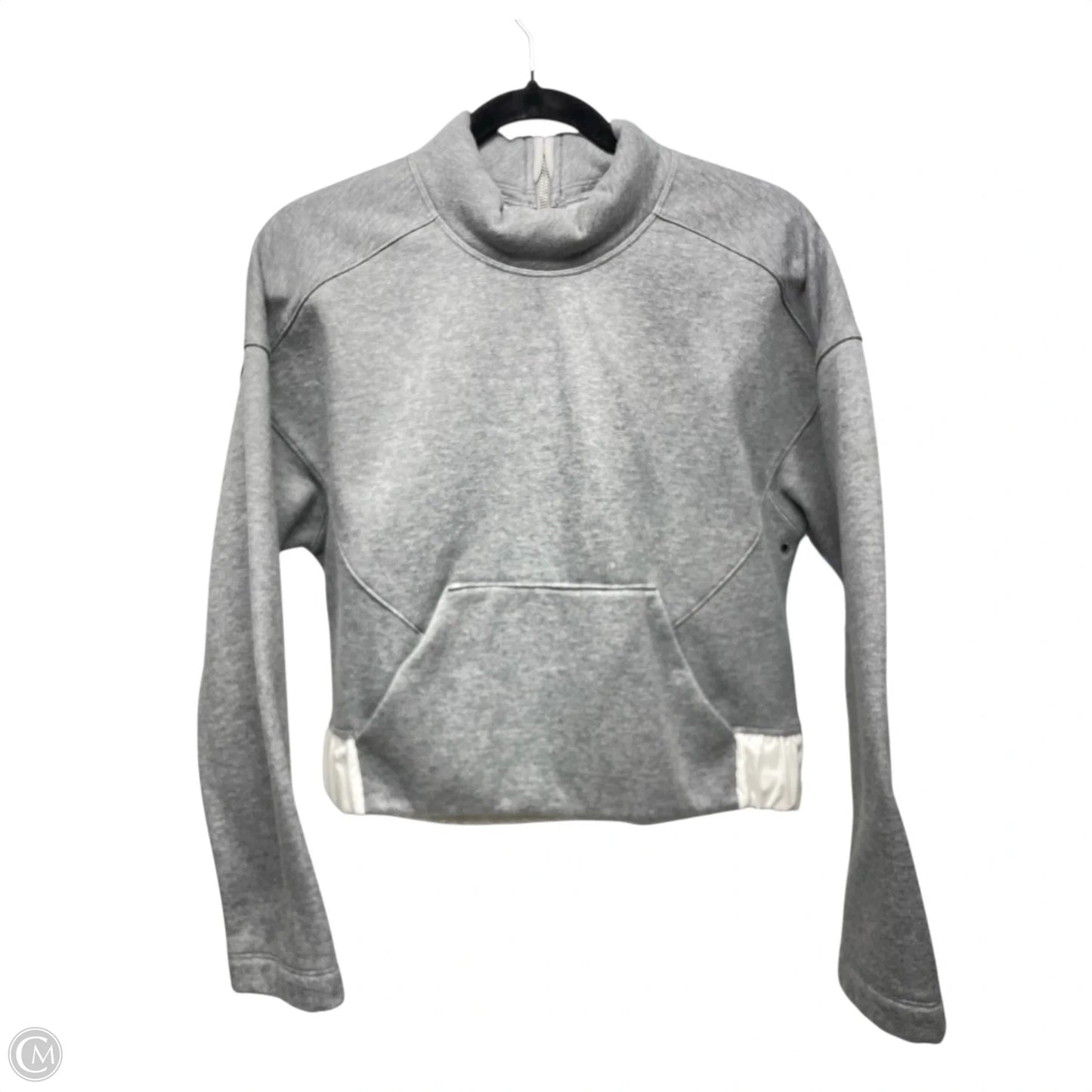 Athletic Jacket By Lululemon In Grey, Size: 8