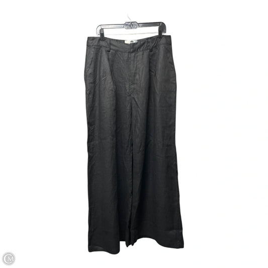 Pants Linen By Clothes Mentor In Black, Size: 12