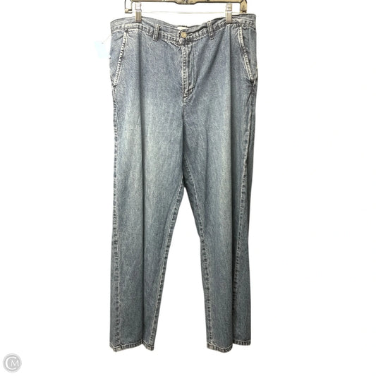 Jeans Wide Leg By Calvin Klein In Blue Denim, Size: 16