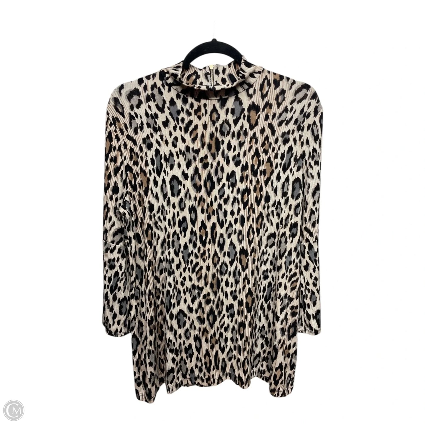 Blouse 3/4 Sleeve By Chicos In Animal Print, Size: M