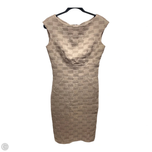 Dress Designer By Zac By Zac Posen In Brown, Size: 4