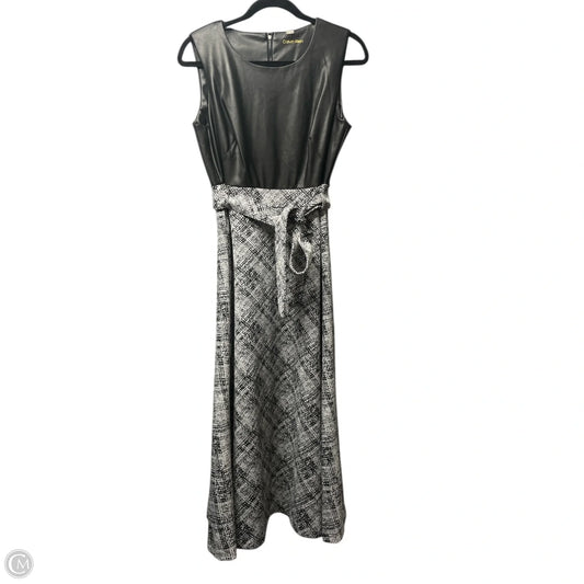 Dress Casual Short By Calvin Klein In Black & White, Size: 10