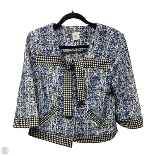 Blazer By Cabi In Black & Blue, Size: M