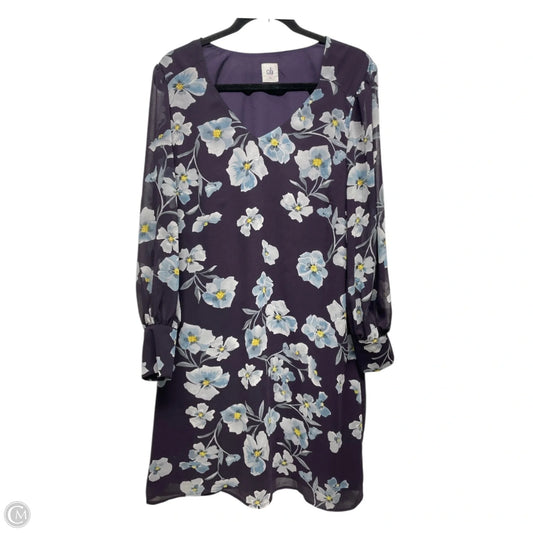 Dress Casual Short By Cabi In Purple, Size: Xl