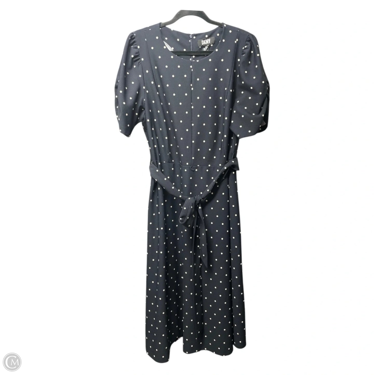 Dress Casual Maxi By Dkny In Polkadot Pattern, Size: Xl