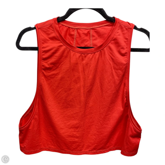 Tank Top By Lululemon In Orange, Size: M